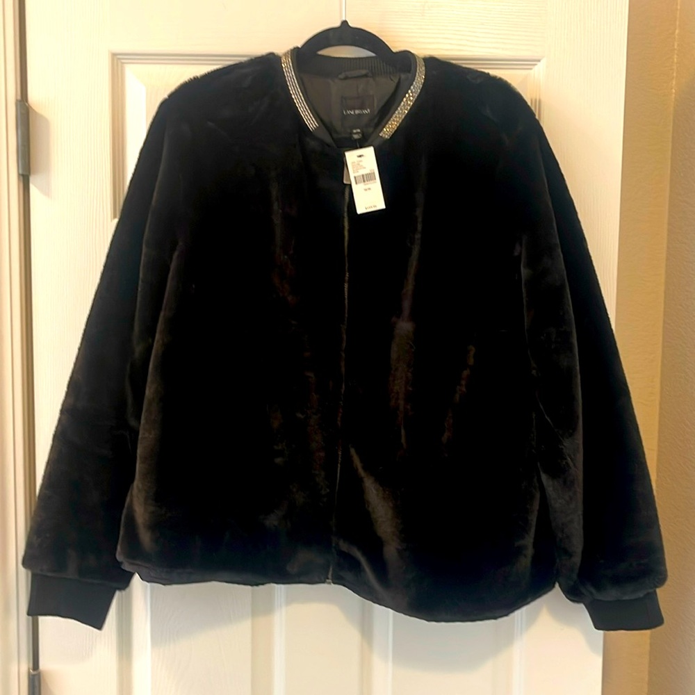 Faux fur jacket
